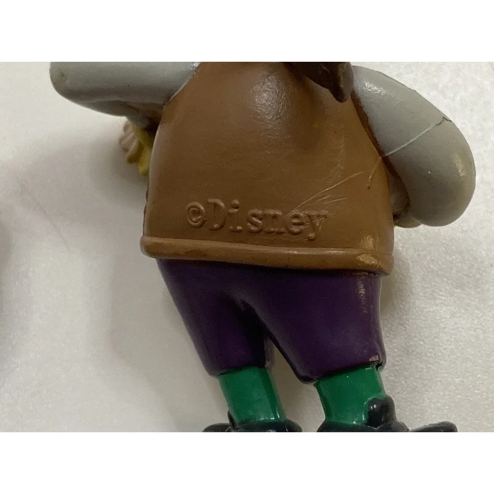 2 Vintage Disney Jolly Pirate &‎ Friend Plastic Toy from Peter Pan Figure Toy
